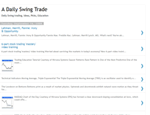 Tablet Screenshot of dailyswingtrade.blogspot.com