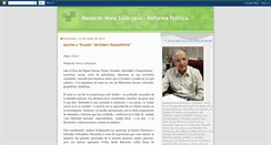 Desktop Screenshot of medardomora-reformapolitica.blogspot.com