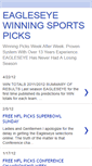 Mobile Screenshot of eagleseyenfl.blogspot.com