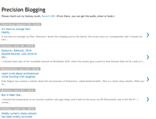 Tablet Screenshot of precision-blogging.blogspot.com