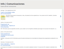 Tablet Screenshot of infocomunicaciones.blogspot.com
