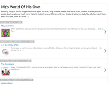 Tablet Screenshot of nizamworld.blogspot.com