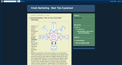 Desktop Screenshot of emailmarketingmax.blogspot.com