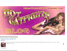 Tablet Screenshot of hotcatfights.blogspot.com