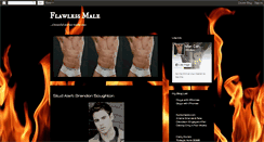 Desktop Screenshot of flawlessmale.blogspot.com