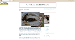 Desktop Screenshot of naturalhomemaking.blogspot.com