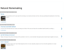 Tablet Screenshot of naturalhomemaking.blogspot.com