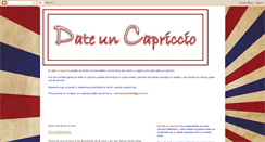 Desktop Screenshot of dateuncapriccio.blogspot.com