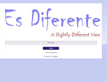Tablet Screenshot of es-diferente.blogspot.com
