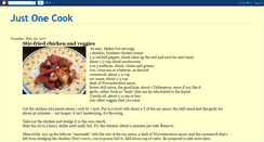 Desktop Screenshot of justonecook.blogspot.com