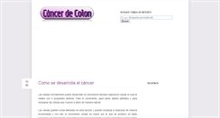 Desktop Screenshot of cancercolon.blogspot.com