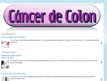 Tablet Screenshot of cancercolon.blogspot.com