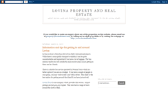 Desktop Screenshot of lovina-property.blogspot.com