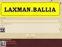 Tablet Screenshot of laxmanballia.blogspot.com