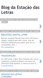 Mobile Screenshot of estacaodasletras.blogspot.com