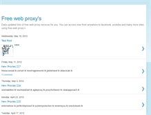 Tablet Screenshot of freeproxy4all.blogspot.com