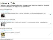 Tablet Screenshot of laramieartguild.blogspot.com