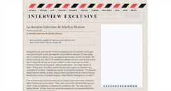 Desktop Screenshot of interview-exclusive.blogspot.com