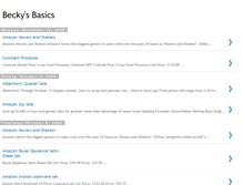 Tablet Screenshot of beckysbasics.blogspot.com