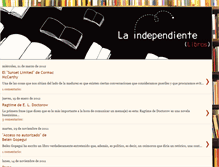 Tablet Screenshot of laindependientelibros.blogspot.com