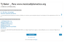 Tablet Screenshot of mexicodiplomatico-jtbaker.blogspot.com