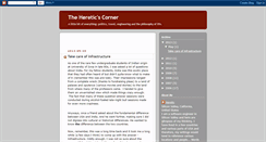 Desktop Screenshot of heretics-corner.blogspot.com