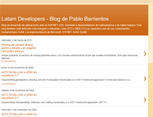 Tablet Screenshot of latamdevelopers.blogspot.com