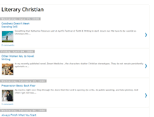 Tablet Screenshot of literarychristian.blogspot.com