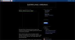 Desktop Screenshot of guerrilhasurbanas.blogspot.com