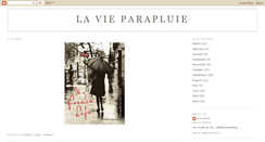 Desktop Screenshot of lavieparapluie.blogspot.com