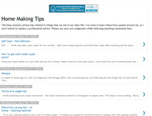 Tablet Screenshot of homemakingtips.blogspot.com