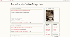 Desktop Screenshot of javajunkiecoffee.blogspot.com
