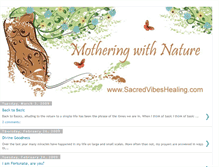 Tablet Screenshot of motheringwithnature.blogspot.com