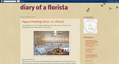 Desktop Screenshot of diaryofaflorista.blogspot.com
