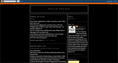Desktop Screenshot of dolceinvito.blogspot.com