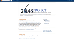 Desktop Screenshot of 2048project.blogspot.com