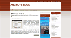 Desktop Screenshot of andzah.blogspot.com