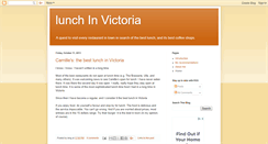 Desktop Screenshot of lunchinvictoria.blogspot.com