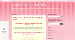 Desktop Screenshot of juliecollections.blogspot.com