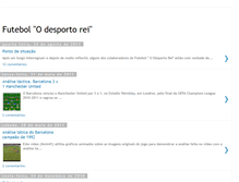 Tablet Screenshot of futebolodesportorei.blogspot.com