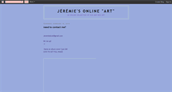 Desktop Screenshot of jeremieart.blogspot.com