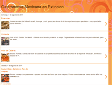 Tablet Screenshot of gastronomiamexicanaenextincion.blogspot.com