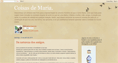 Desktop Screenshot of muitascoisasdemaria.blogspot.com