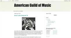 Desktop Screenshot of americanguildofmusic.blogspot.com