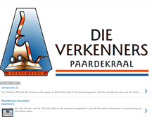 Tablet Screenshot of paardekraalverkenners.blogspot.com