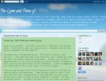 Tablet Screenshot of lymeandtimes.blogspot.com
