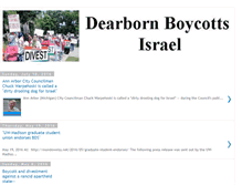 Tablet Screenshot of dearbornboycottsisrael.blogspot.com