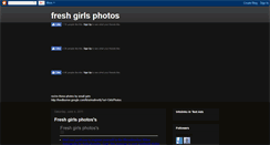 Desktop Screenshot of freshgirlsphotos.blogspot.com