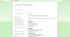 Desktop Screenshot of chezmeganerecipes.blogspot.com