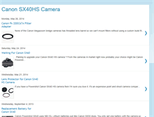 Tablet Screenshot of canon-sx40hs.blogspot.com